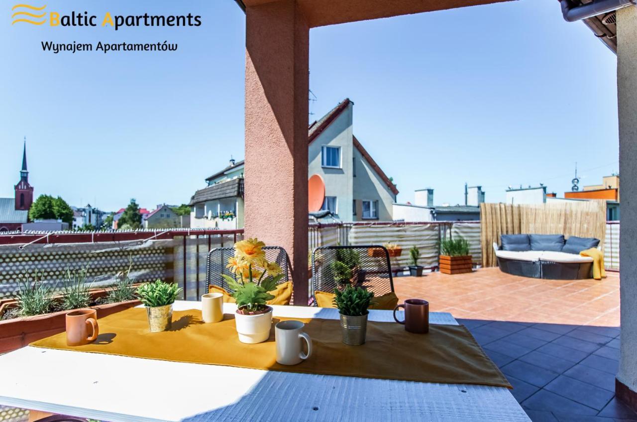 Baltic Apartments - Apartament Sloneczny Taras 슈비노우이스쳬 외부 사진