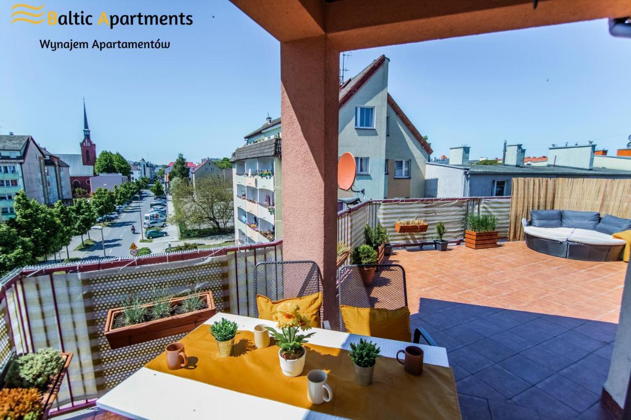 Baltic Apartments - Apartament Sloneczny Taras 슈비노우이스쳬 외부 사진